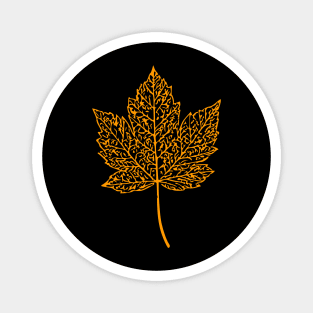 Autumn Leaf Design Artwork Magnet